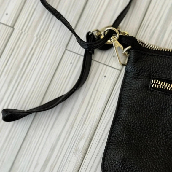 NWT | Befen | Leather Black SoftSmartphone Crossbody Wallet Convertible Purse - Picture 2 of 4